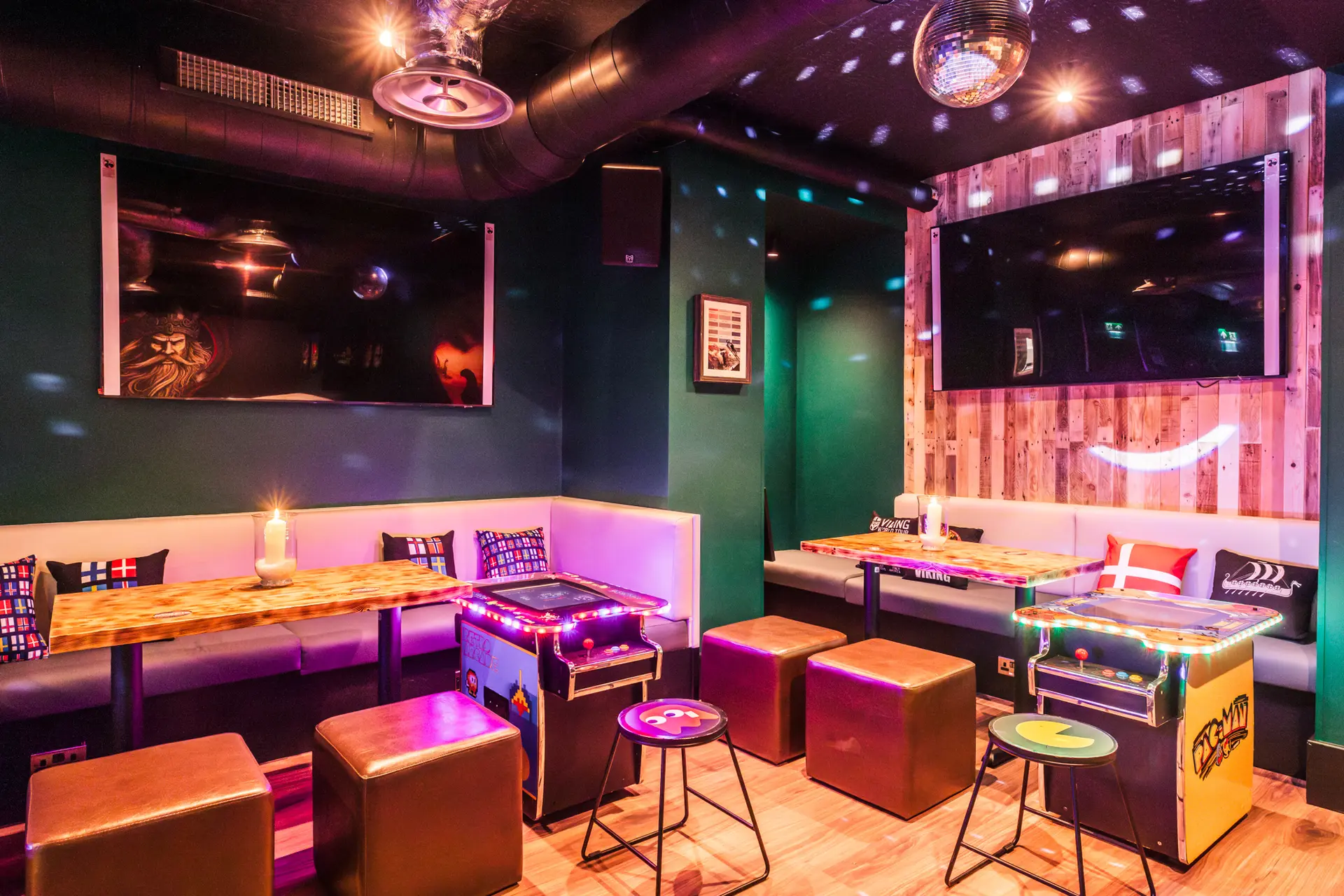 Modern Nordic-style bar venue in West London
