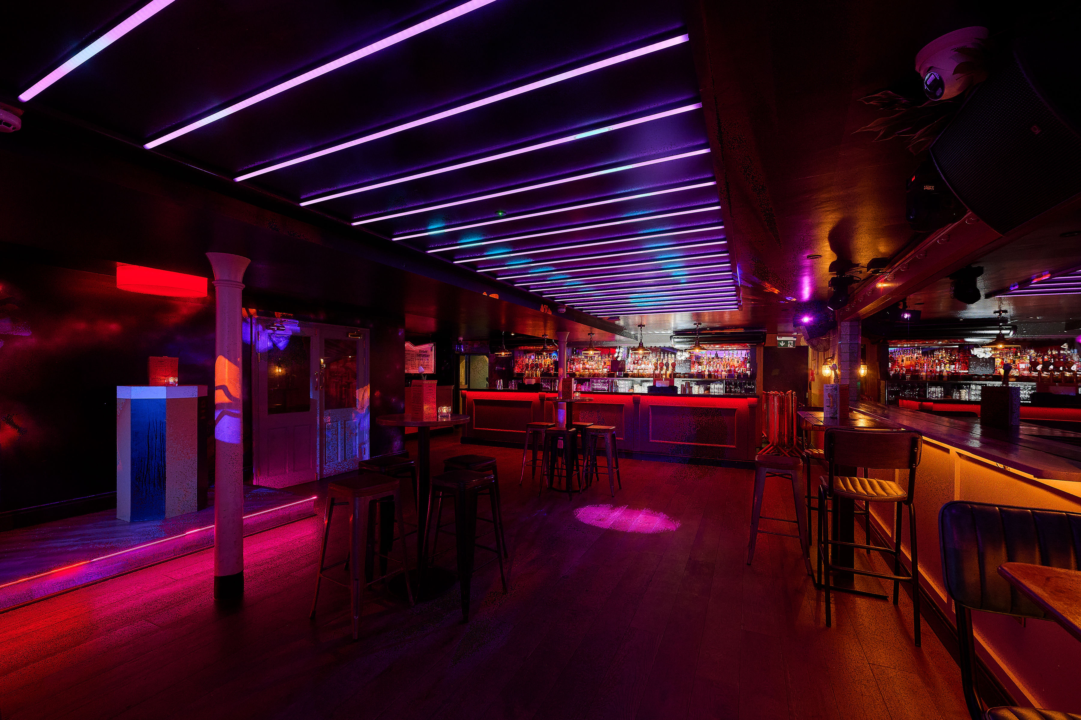 Stylish venue in Shoreditch with modern industrial design