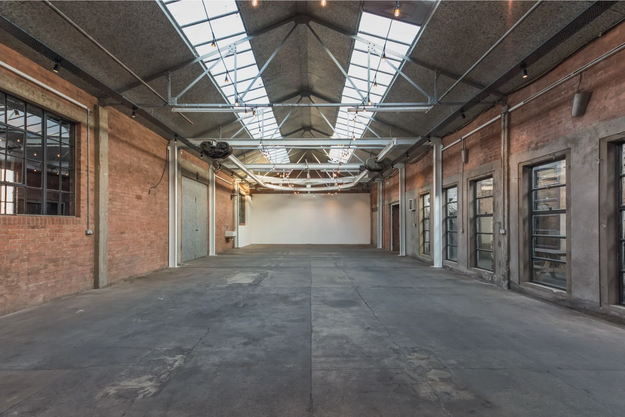 Open, versatile blank canvas venue with customizable space